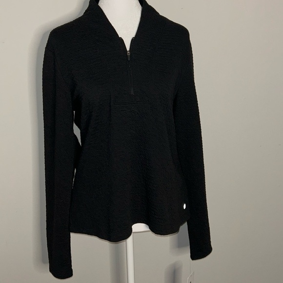 NWT Apana Yoga Lifestyle 1/2 Zip Top Size Medium - Picture 1 of 7